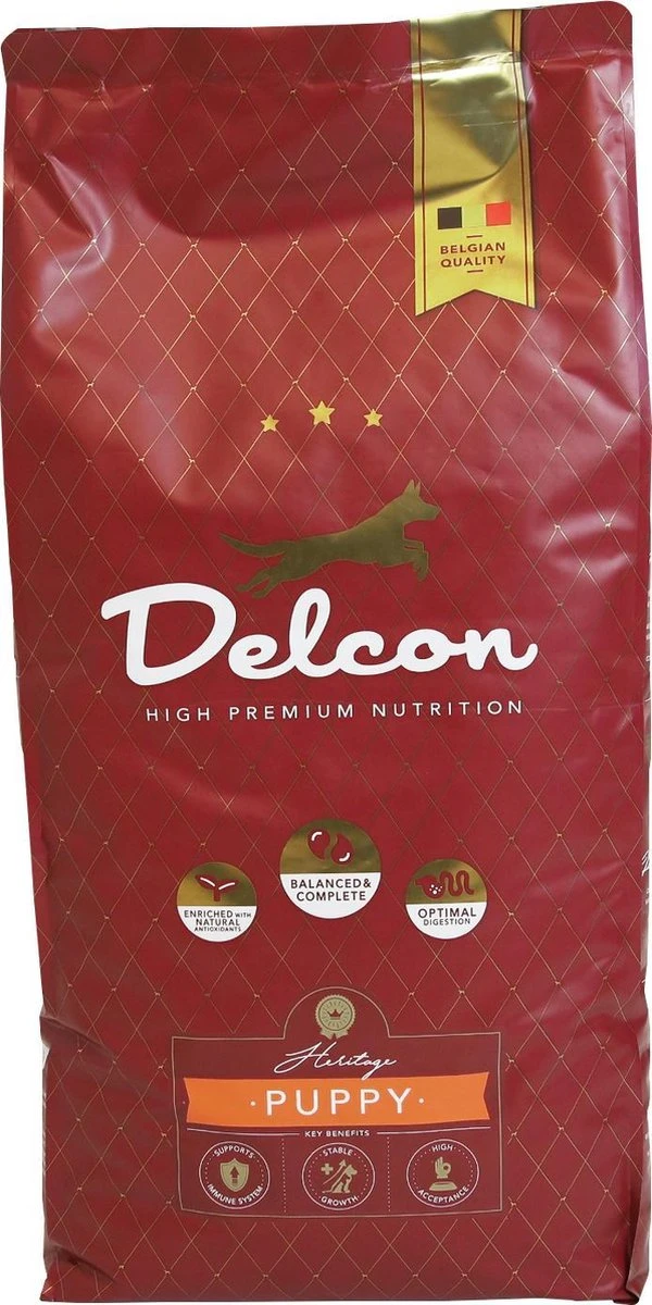 Delcon - Premium Hondenvoer - Puppy - 12kg 3 Delcon - Premium Hondenvoer - Puppy - 12kg - Afbeelding 3