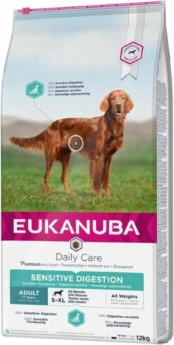 Eukanuba Daily Care Adult Sensitive Digestion - Hondenvoer - 12 Kg -Hondenbenodigdheden Korting 607x1200 2