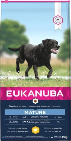 Eukanuba Dog Mature & Senior - Large Breed - Kip - Hondenvoer - 15 Kg