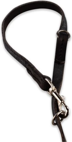 Multifunctionele Hondenriem - 220cm - Zwart - Leren Hondenriem - 100% Volnerfleer - Hondenriem Leer - Leiband Hond -Hondenbenodigdheden Korting 609x1200 2