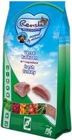 Renske Super Premium Senior Kalkoen Graanvrij 12 KG -Hondenbenodigdheden Korting 618x1200 1