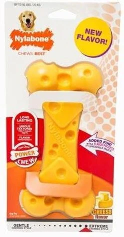 Nylabone Durable Cheese Bone - M -Hondenbenodigdheden Korting 626x1200 5