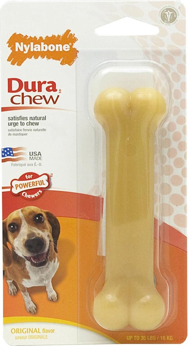 Nylabone Harde Bijters Kluif - Ham - Voor Honden Tot 15 Kg 8 Nylabone Harde Bijters Kluif - Ham - Voor Honden Tot 15 Kg - Afbeelding 8