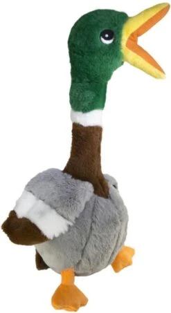 Kong Shakers Honkers Duck - Hondenspeelgoed - Grijs Bruin Groen Large -Hondenbenodigdheden Korting 654x1200 4