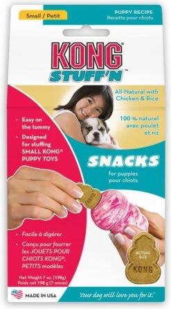 Kong Stuff 'N Mini Snacks Puppy Hondensnack - Kip & Rijst -Hondenbenodigdheden Korting 666x1200
