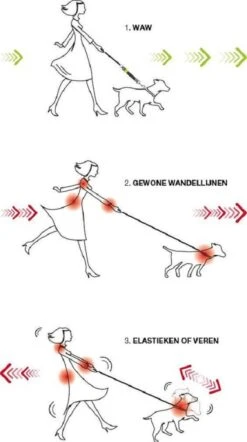 WAW Easy Dog Walk 'schokdemper' Zwart - XXL - >40 Kg -Hondenbenodigdheden Korting 670x1200 1