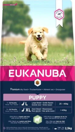 Eukanuba Puppy Junior - Medium Breed - Lam & Rijst - 2.5 Kg -Hondenbenodigdheden Korting 684x1200 1