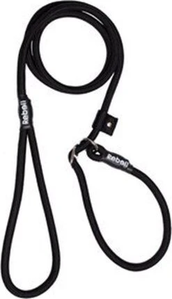 Rebel Petz - Honden Trainingslijn Met Halsband - Taupe, Zwart, Groen & Oranje - Maat Small Of Large - Kleur: Zwart, Maat: Large -Hondenbenodigdheden Korting 689x1200 4