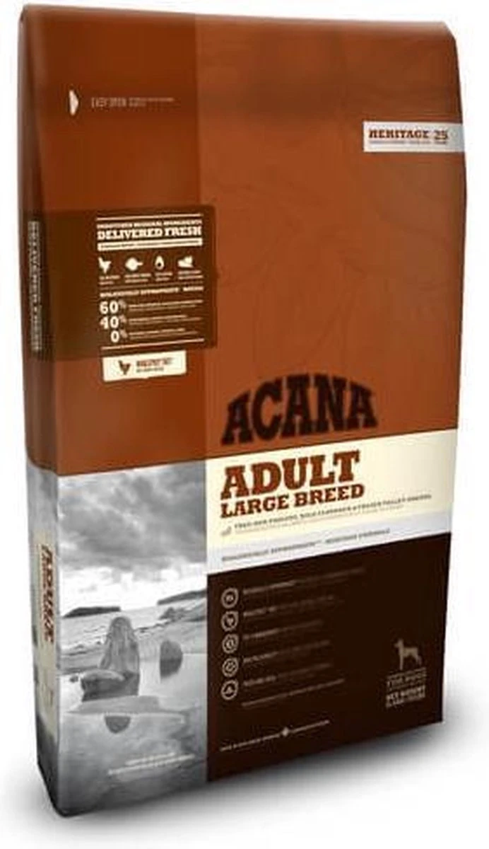 Acana Adult Large Breed Dog Heritage - 11.4 Kg 5 Acana Adult Large Breed Dog Heritage - 11.4 Kg - Afbeelding 5
