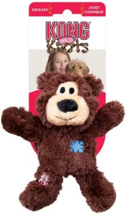 Kong Wild Knots Beer Assorti 29x31,5x10 Cm -Hondenbenodigdheden Korting 703x1200 1