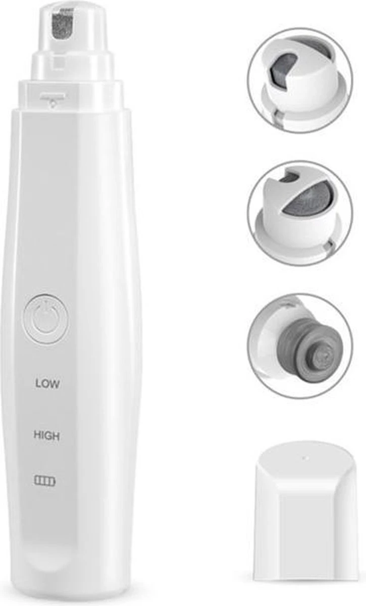 Elektrische NagelVijl / Nagelknipper Kat / Nagelknipper Hond / Nageltrimmer / Draadloos / Diamante Vijlkop / Honden/Katten/Knaagdieren 3 Elektrische NagelVijl / Nagelknipper Kat / Nagelknipper Hond / Nageltrimmer / Draadloos / Diamante Vijlkop / Honden/Katten/Knaagdieren - Afbeelding 3