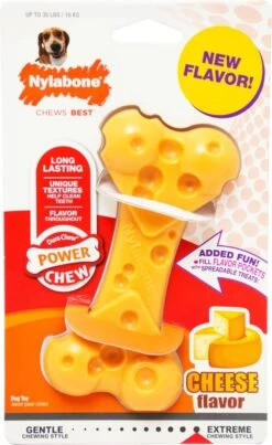 Nylabone Durable Cheese Bone - M -Hondenbenodigdheden Korting 735x1200