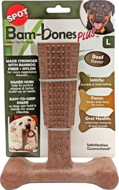 Spot Bam-Bones Plus Easy Grip - Veilig Kauwbot Voor Honden - Speciaal Voor Sterke Kauwers - Verzorgt Het Gebit Van De Hond - Rund Of Kip - S/M/L - Maat: Large, Smaak: Kip 12 Spot Bam-Bones Plus Easy Grip - Veilig Kauwbot Voor Honden - Speciaal Voor Sterke Kauwers - Verzorgt Het Gebit Van De Hond - Rund Of Kip - S/M/L - Maat: Large, Smaak: Kip -Hondenbenodigdheden Korting 755x1200 1
