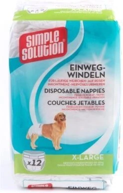 Simple Solution Wegwerp Honden Luier - SMALL 12 ST 38-48 CM -Hondenbenodigdheden Korting 768x1200