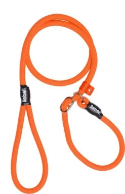 Rebel Petz - Honden Trainingslijn Met Halsband - Taupe, Zwart, Groen & Oranje - Maat Small Of Large - Kleur: Oranje, Maat: Large -Hondenbenodigdheden Korting 772x1200 2