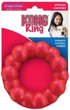 Kong Ring Rood 11x11x3 Cm - Medium/Large 7 Kong Ring Rood 11x11x3 Cm - Medium/Large -Hondenbenodigdheden Korting 772x1200 4