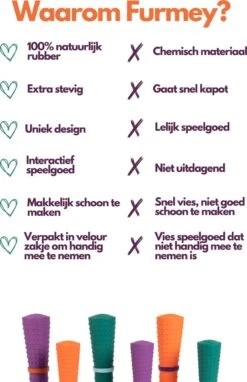 Furmey Zoomies - Honden Speelgoed - Hondenspeeltjes - Kauwbotten Hond - S Groen - 17 Cm -Hondenbenodigdheden Korting 775x1200 12