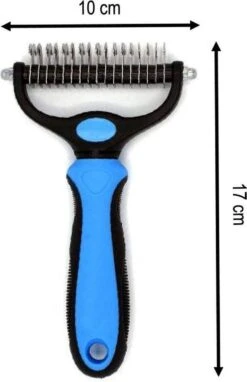 Merkloos 2 Zijdige Ondervacht Hondenkam - Hondenborstel Kortharig/Langharig - Kattenkam - Klittenkam Kat/Hond - Kattenborstel - 10 Cm. -Hondenbenodigdheden Korting 775x1200 4