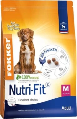 Fokker Nutri-Fit Adult Medium -Hondenbenodigdheden Korting 781x1200