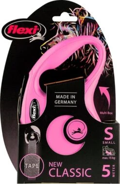 Flexi New Classic Tape - Hondenriem - Roze - S - 5 M -Hondenbenodigdheden Korting 783x1200 2