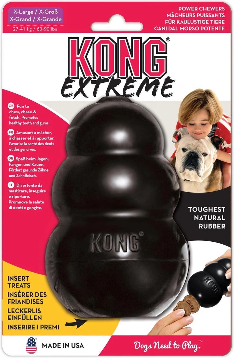 Kong Extreme - Hondenspeelgoed - Zwart - XL 18 Kong Extreme - Hondenspeelgoed - Zwart - XL - Afbeelding 18