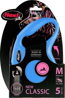 Flexi New Classic Tape - Hondenriem - Blauw - M - 5 M - (<25 Kg) 19 Flexi New Classic Tape - Hondenriem - Blauw - M - 5 M - (<25 Kg) -Hondenbenodigdheden Korting 797x1200 5