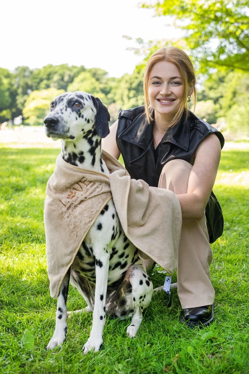 Pepets© – Hondenhanddoek – Honden Handdoek – Microvezel Handdoek – Handdoek Hond – Hondendeken – Droogdoek Hond – Dierendeken – Absorberend – 100*50CM - Beige - GRATIS Zonnebril 6 Pepets© – Hondenhanddoek – Honden Handdoek – Microvezel Handdoek – Handdoek Hond – Hondendeken – Droogdoek Hond – Dierendeken – Absorberend – 100*50CM - Beige - GRATIS Zonnebril - Afbeelding 6