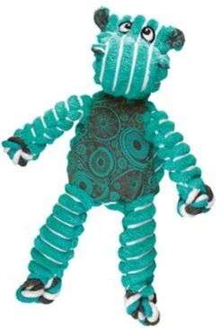 Kong Floppy Knots - M/L - Nijlpaard - Hondenspeelgoed - Groen/ Blauw - 36 X 19 X 8 Cm -Hondenbenodigdheden Korting 812x1200 4