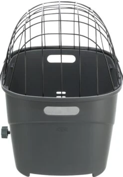 Trixie Fietsmand Voor Bagagedrager Met Draadkoepel Kunststof Grijs (46X36X47 CM) -Hondenbenodigdheden Korting 836x1200 2