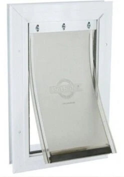 Staywell 620 Hondenluik - Aluminium - Wit -Hondenbenodigdheden Korting 838x1200 1