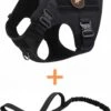 Always Prepared © Pro K9 Tuig + Riem – Anti Trek Tuig – Honden Harnas – Y Tuig Hond – Tactical Hondenvest – Best Getest 2022 – Tuigje Hond – Middel En Grote Hond – Honden Tuigje – Harnas Hond – Veiligheidstuig – 450KG Anti Trek Test – Zwart Maat L