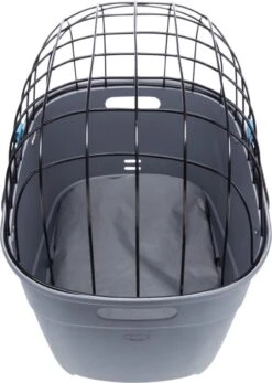 Trixie Fietsmand Voor Bagagedrager Met Draadkoepel Kunststof Grijs (46X36X47 CM) -Hondenbenodigdheden Korting 853x1200 1