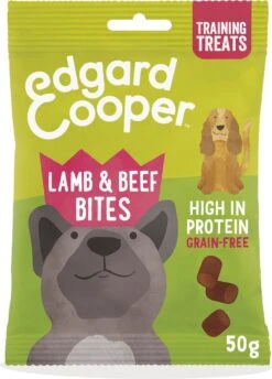 Merkloos Edgard & Cooper Lam & Rund Bites - Voor Honden - Hondensnack - 50g -Hondenbenodigdheden Korting 862x1200