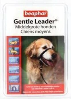 Gentle Leader Hoofdhalster Medium Zwart Beaphar -Hondenbenodigdheden Korting 866x1200 1