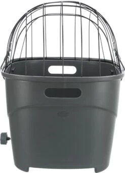 Trixie Fietsmand Voor Bagagedrager Met Draadkoepel Kunststof Grijs (46X36X47 CM) -Hondenbenodigdheden Korting 872x1200 2