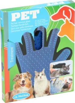 Merkloos Vachtverzorgingshandschoen -Hondenbenodigdheden Korting 877x1200 1