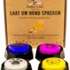 Merkloos Dogbuttons® – PETIFY PREMIUM Praatknoppen - 4stuks – Praatknop – Hond – Opneembare Knoppen – Hond Praten – Hondentraining – Praatknoppen – Dog Button – Hondenknop – Huisdier – Honden Speelgoed Intelligentie – Praten Met Hond – Laat Uw Hond Spreken!