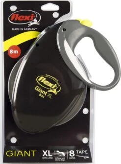 Flexi Giant Tape - Hondenriem - Zwart/Geel - XL - 8 M - (<50 Kg) 24 Flexi Giant Tape - Hondenriem - Zwart/Geel - XL - 8 M - (<50 Kg) -Hondenbenodigdheden Korting 886x1200 1