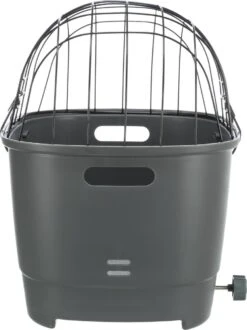 Trixie Fietsmand Voor Bagagedrager Met Draadkoepel Kunststof Grijs (46X36X47 CM) -Hondenbenodigdheden Korting 897x1200