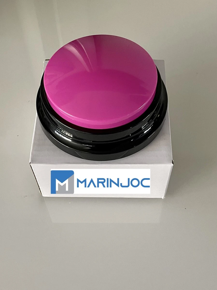 Marinjoc - Honden Praatknop - 1 Stuks Praatknop - Roze - Honden Training - Honden Knop Inspreekbaar - Soundbutton Met Geluid - Kerst - Schoen Cadeautje - Sinterklaas - Opneembare Knop - Honden Speelgoed - Huisdier - Gezelschapspel - 1 Knop 3 Marinjoc - Honden Praatknop - 1 Stuks Praatknop - Roze - Honden Training - Honden Knop Inspreekbaar - Soundbutton Met Geluid - Kerst - Schoen Cadeautje - Sinterklaas - Opneembare Knop - Honden Speelgoed - Huisdier - Gezelschapspel - 1 Knop - Afbeelding 3