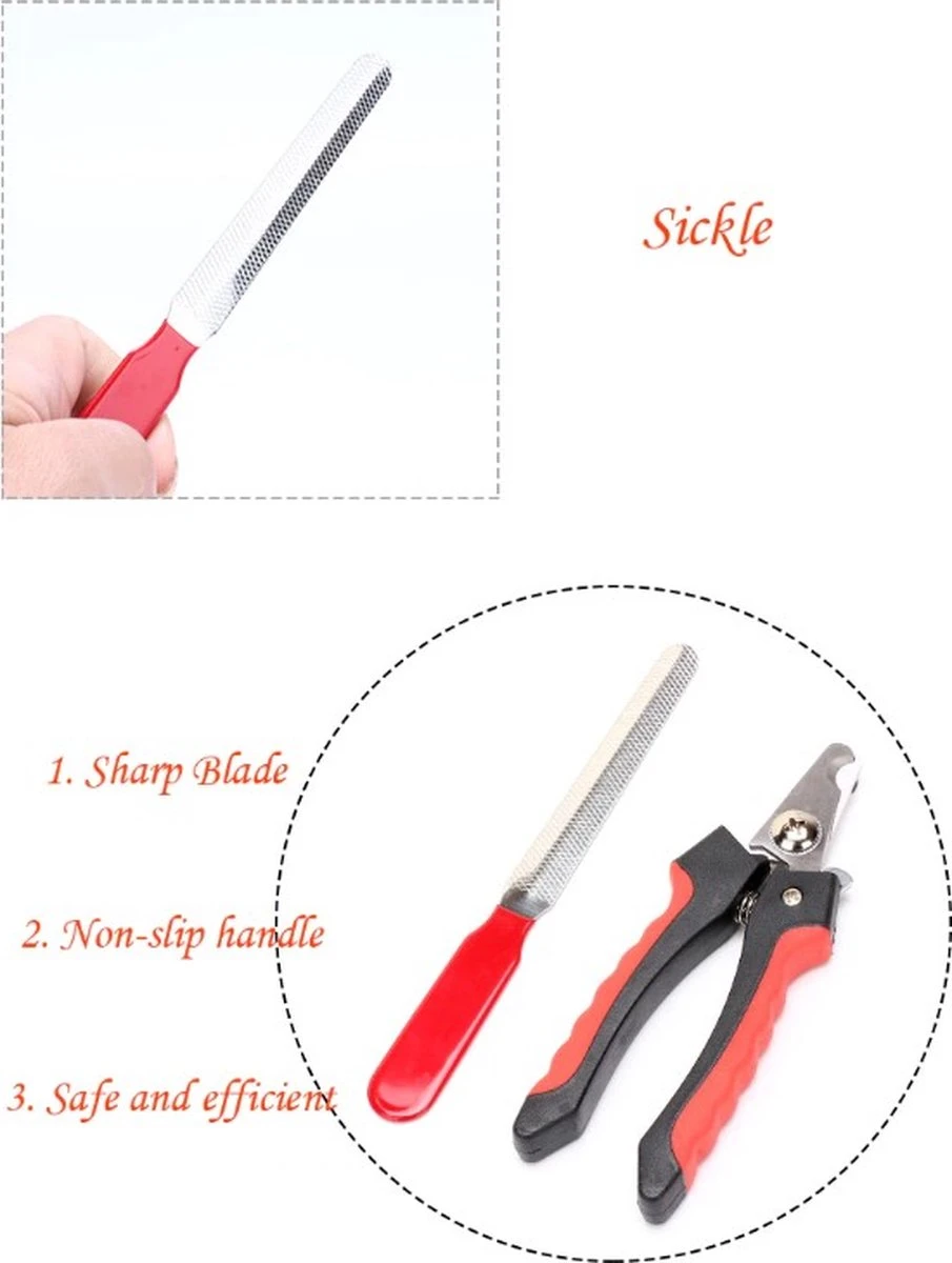 Merkloos Professionele Nagelknipper Met Nagelvijl - Nagelschaar Voor Dieren - Met Veiligheidsslot Inclusief Vijl - 16 CM 2 Merkloos Professionele Nagelknipper Met Nagelvijl - Nagelschaar Voor Dieren - Met Veiligheidsslot Inclusief Vijl - 16 CM - Afbeelding 2
