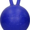 Jolly Pets Jolly Ball – Paarden- En Honden Speelbal Met Appelgeur - Ter Vermaak In De Stal/binnenshuis Of Buiten - Bijtbestendig - Blauw - Ø 20 Cm