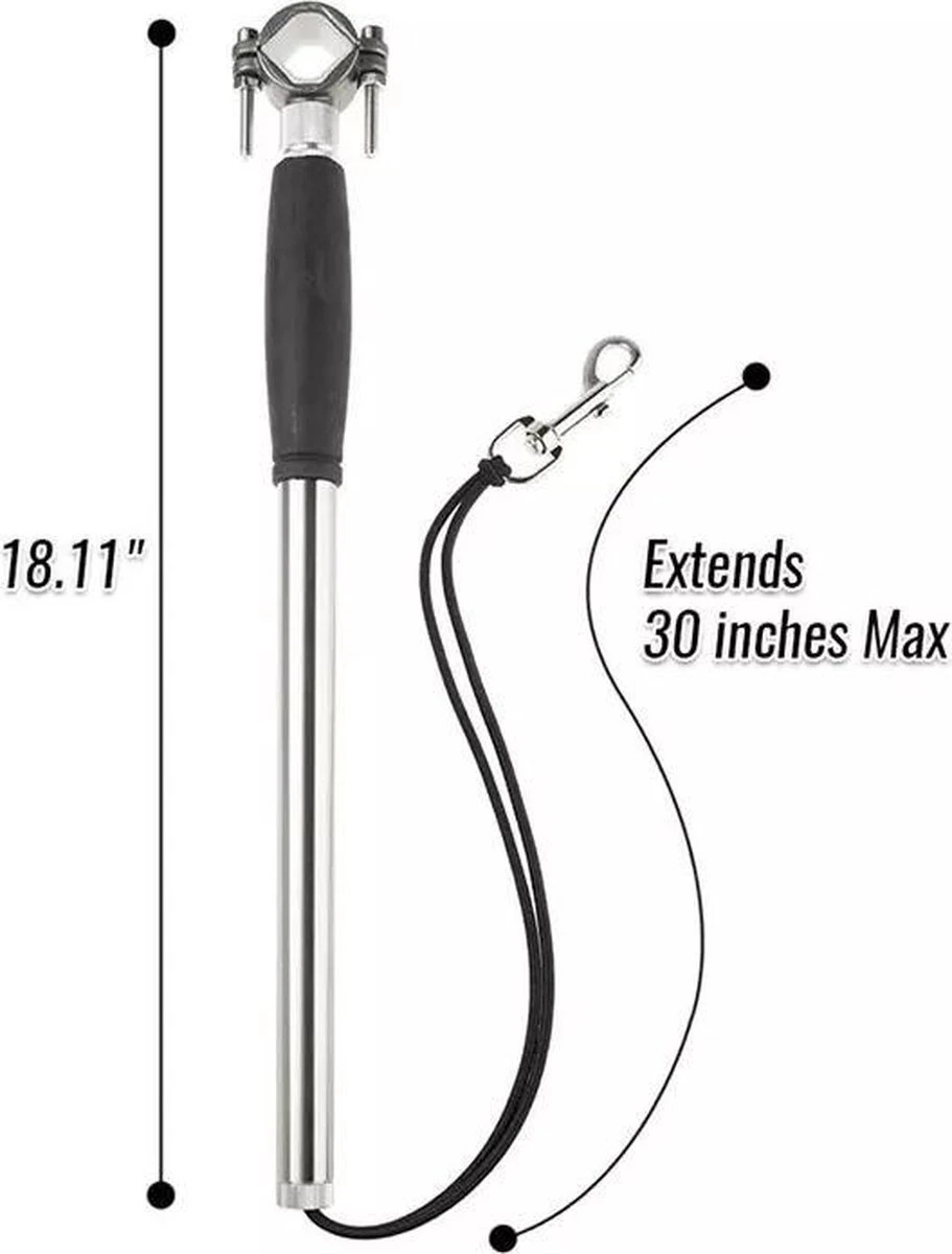 Fiets Hondenriem - Fietsbeugel Voor De Hond -Honden Fietsbeugel - Hondenlijn-Lijn Dog- Afstandshouder Hond 9 Fiets Hondenriem - Fietsbeugel Voor De Hond -Honden Fietsbeugel - Hondenlijn-Lijn Dog- Afstandshouder Hond - Afbeelding 9