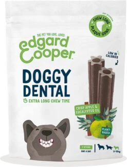 Edgard & Cooper Doggy Dental Sticks Appel - Eucalyptusolie Large -Hondenbenodigdheden Korting 911x1200