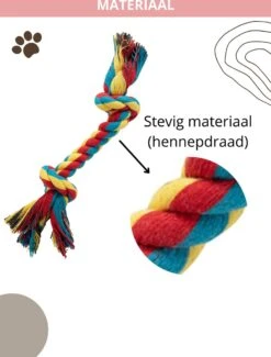 Speeltouw Hond - 3 Stuks - Speelgoed Hond - Flostouw - Hondenspeelgoed - Puppy - Trektouw -Hondenbenodigdheden Korting 912x1200 6