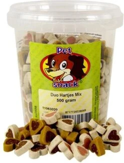 Petsnack Duo Mix Hartjes 500 Gr -Hondenbenodigdheden Korting 913x1200