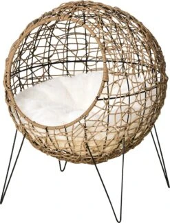 PawHut Kattenhuis Met Metalen Frame D30-442 12 PawHut Kattenhuis Met Metalen Frame D30-442 -Hondenbenodigdheden Korting 913x1200 8