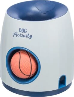 Trixie Dog Activity Strategiespel Ball&Treat Wit / Blauw - 17X17X18 CM -Hondenbenodigdheden Korting 923x1200 1