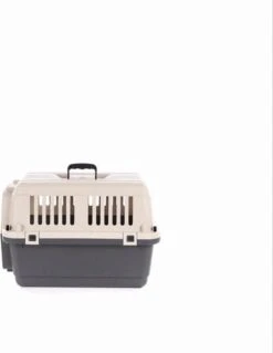 Flamingo - Hondentransportbox Nomad S - Grijs - 61 X 40 X 41 Cm -Hondenbenodigdheden Korting 930x1200