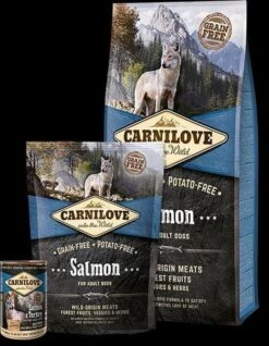 Carnilove Adult Granenvrij Hondenvoer Zalm 12kg Met 70% Vis! 12 Carnilove Adult Granenvrij Hondenvoer Zalm 12kg Met 70% Vis! -Hondenbenodigdheden Korting 933x1200